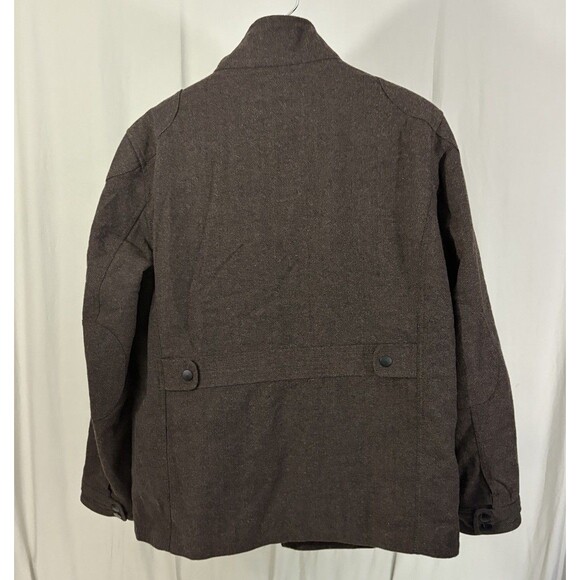 Apt 9 Men’s Utility Wool Blend Tweed Pattern Coat Size L - Picture 2 of 10